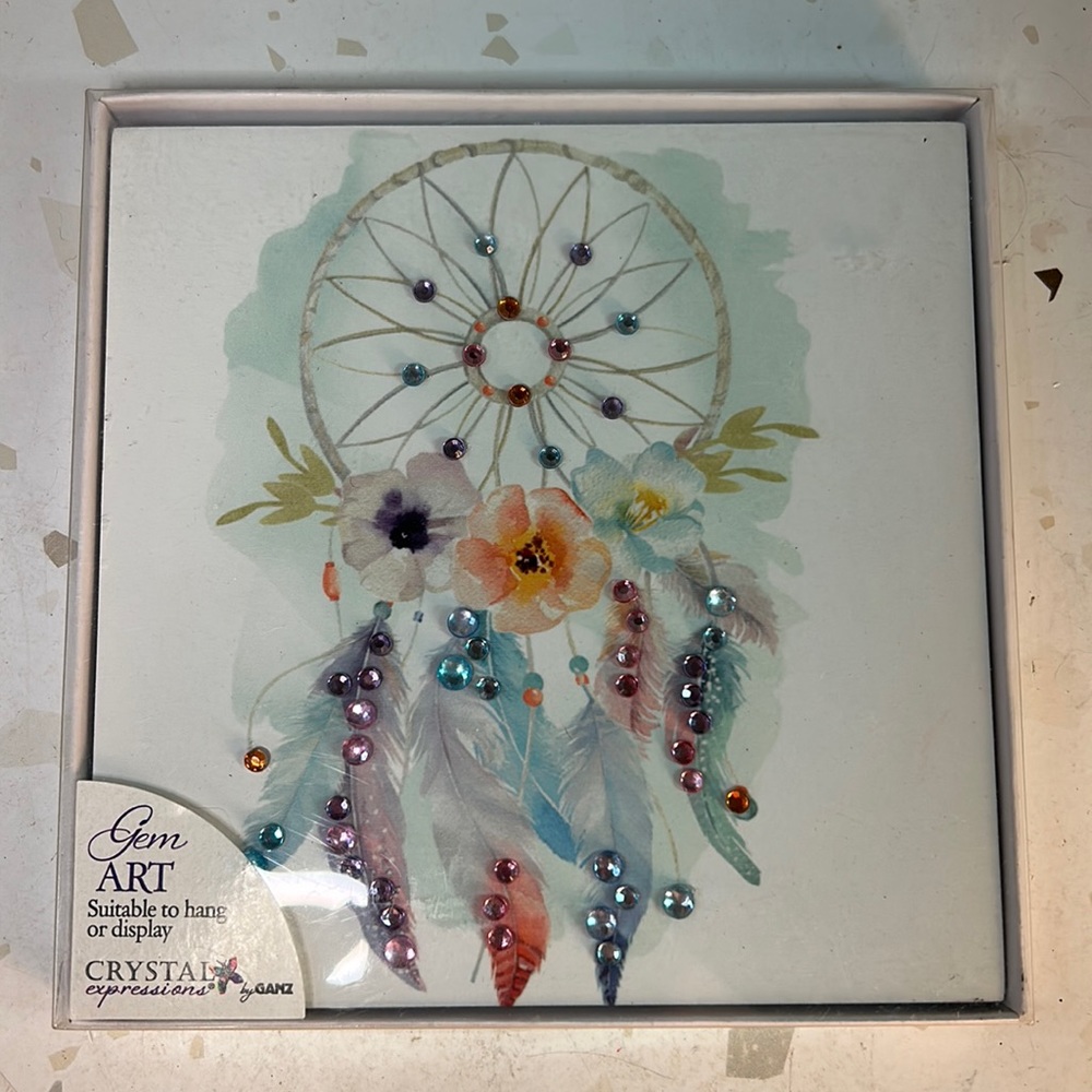 Crystal Expressions by Ganz Dreamcatcher Wooden Canvas Picture